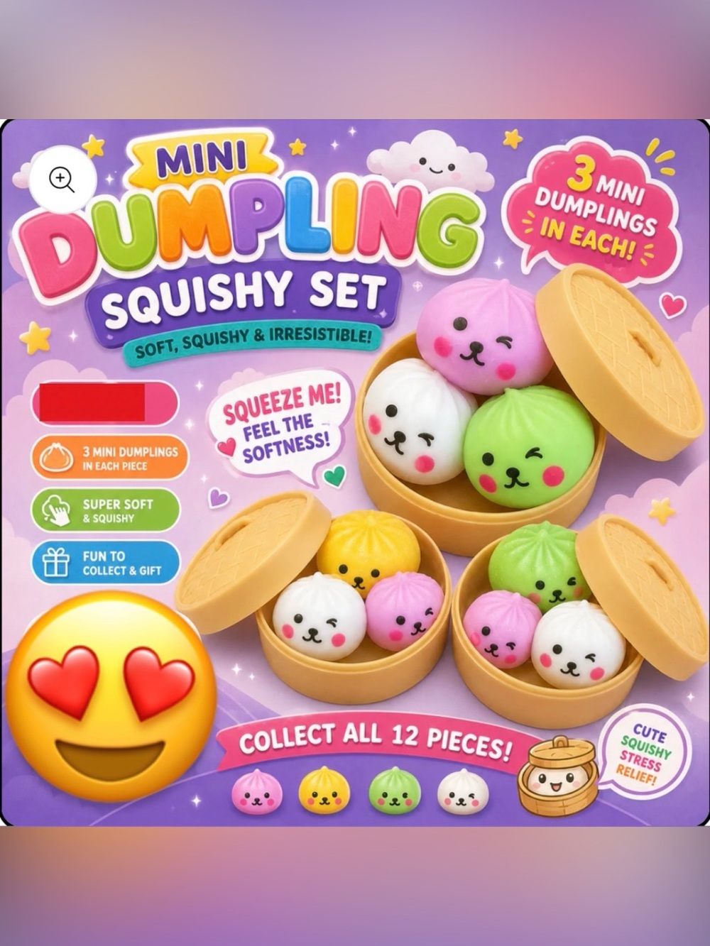 3pc Mini Mystery Dumplings